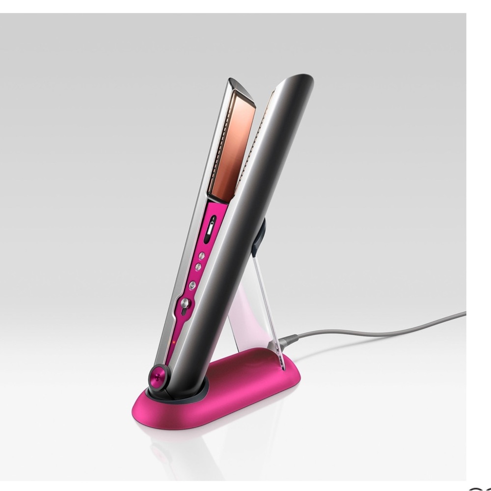 Dyson Corrale™ styler straightener (Black Nickel/Fuchsia)